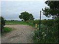 Footpath to Osbaston Lane