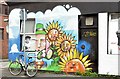 Sunflower mural, Belfast (May 2015)