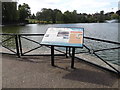 Information Board at The Mere