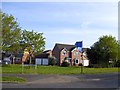 Modern houses off Hubert Way, Shrewsbury