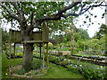 Tree house in the nursery, Copton Ash Garden, Faversham