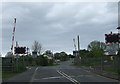 Level crossing on Sands Lane 