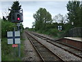 Railway heading north from Hunmanby Railway Station