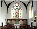 TG2904 : St Peter's church in Bramerton (chancel) by Evelyn Simak