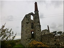 SW3834 : Engine houses at Wheal Hearle by Rude Health 