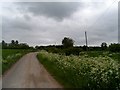 Private road to Hole Farm