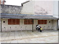 Bike shed next to Oriel Myrddin