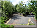 Turning area at the eastern end of Pont-y-gof, Ebbw Vale