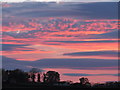 Sunset over Wood Hall Farm