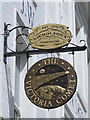 Sign for The Victoria Comet, 38 Neville Street, NE1