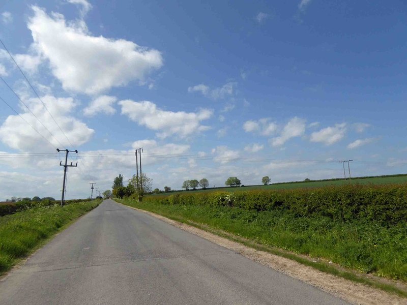 Power Lines Alongside A Minor Road Near © Steve Fareham Cc By Sa20 Geograph Britain And 8390