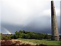 NY8461 : Storm approaching the Stublick Chimney by Andrew Curtis