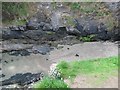 A small inlet below the Bosahan estate and just off the coastal path