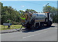 Welsh Water lorry in Pontyclun