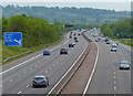 M40 motorway towards junction 11