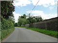 Flint wall at Ashfield Lodge