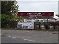 TM0880 : Bressingham Steam & Garden sign by Geographer