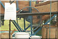 View of a close-up long exposure of a potato sorter