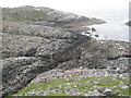 NM0449 : Rocky shore at Dùn Mòr by M J Richardson
