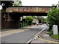 West side of a Winchester Road railway bridge, Romsey