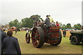 View of a traction engine trundling around the St. Albans Steam and Country Show #11