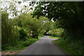 Road through Elloughton Dale into Elloughton