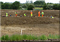 Flood defence work near Hull