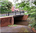 Knatchbull Close bridge over Tadburn Lake stream, Romsey