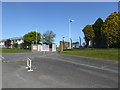 Qinetiq site entrance at Parcllyn