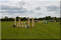 SJ6938 : Brand Hall Horse Trials: showjumping arena by Jonathan Hutchins