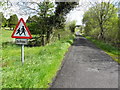 School sign along Lettergash Road