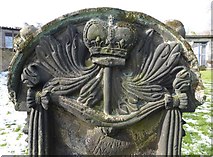 NT3066 : Blacksmith Stone carving, Lasswade Old Kirkyard by kim traynor