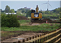 Flood alleviation work, near Hull