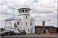 NY4860 : Carlisle Airport - control tower and passenger terminal (1) by The Carlisle Kid