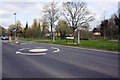 Mini roundabout on Shaftesbury Avenue