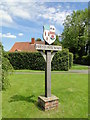 Village sign at Preston St Mary