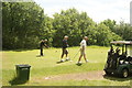 View of golfers in Chingford Golf Course #11