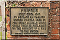 SK7661 : Norwell Pinfold plaque by Richard Croft