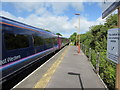 Weymouth Wizard too long for the platform at  Maiden Newton railway station