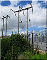 Yetminster electricity poles and overhead wires