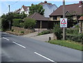 Skid risk sign, Ansford Hill, Ansford