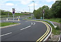 Junction at the northern edge of Tyllwyn, Ebbw Vale