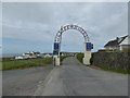 Gateway to the Cliff Hotel, Gwbert