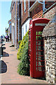 K6 phone box, High Street