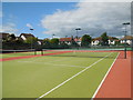 TQ2305 : Tennis Courts, Southwick by Paul Gillett