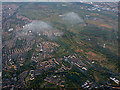 Castlemilk and Cathkin Braes from the air