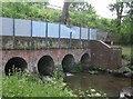 Cove Brook passing under the railway