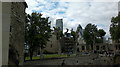 View of Heron Tower and the Shard from the Tower of London