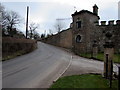 Eastern perimeter wall  of Clearwell Castle