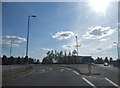 Roundabout on Meudon Avenue, Farnborough